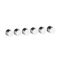 Смеситель Gessi Habito 63440#031 для душа, встраиваемый, термостатический, с переключателем на 5 положения, внешняя часть, цвет хром