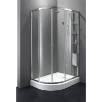 Душевой уголок Cezares Anima 120x100 R ANIMA-W-RH-2-120/100-P-Cr-R профиль Хром стекло рифленое