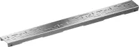 Решетка TECE TECEdrainline "lines" 601520: прямая, нержавеющая сталь, 150 см, глянец