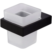 Стакан для зубных щеток Cezares Slider SLIDER-TUMS-NOP настенный, черный матовый Стакан для зубных щеток Cezares Slider SLIDER-TUMS-NOP настенный, черный матовый