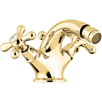 Смеситель Emmevi Deco Classic 12014/OR для биде, с донным клапаном, золотой
