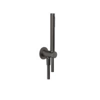Душевой гарнитур Gessi Anello 63329#707, цвет: Black Metal Brushed PVD