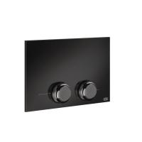 Клавиша смыва для унитаза Gessi Venti20 54657#706, двойная, для инсталляций TECE, цвет: Black Metal PVD