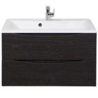 Тумба под раковину BelBagno Marino 80 MARINO-800-2C-SO-RCA-P подвесная Rovere Cioccolato Amaro