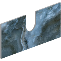 Задняя стенка 56 см Kerama Marazzi Cono Ониче COb.SG567502R\56 синий глянец 
