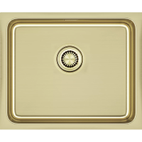 Кухонная мойка Paulmark Vista PM305444-LG 54x44 см, светлое золото