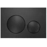 Кнопка смыва для инсталляции AZARIO NEW AZ-017 для унитаза, пластик, цвет матовый черный