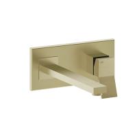 Смеситель Gessi Rettangolo K 53088#727 для раковины, встраиваемый, излив: 20.1 см, цвет Brushed Brass PVD