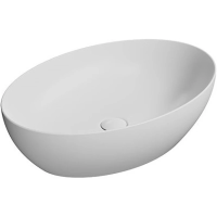 Раковина GSI Pura 884209 накладная, 60x42 см, Bianco opaco (Белый матовый)