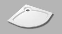 Душевой поддон из искусственного камня Cezares Tray S 90x90 TRAY-S-R-90-550-56-W Белый