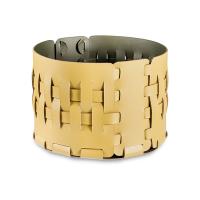 Корзина ADJ Bottega 1512.40/55 круглая, Ø20xH12 см, горчичный/оливковый