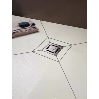 Душевой трап Berges Zentrum Norma 150x150 090363 с решеткой хром матовый