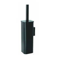 Ёршик для унитаза Wasserkraft Abens 1167B black, черный