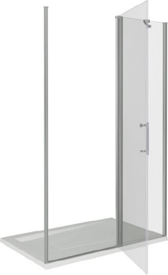 дверь для душевой кабины в нишу good door mokka wtw-140-c-we 140 см