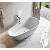 Акриловая ванна Ceruttispa Mimi CT10504 170x80 см, отдельностоящая, белый матовый