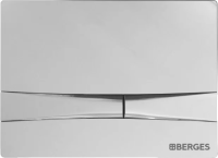 Клавиша для инсталляции Berges Novum F3 040053 для унитаза, АБС-пластик, хром