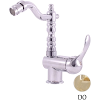 Смеситель Rav Slezak Labe L008.5/9Z для биде, без донного клапана, золотой