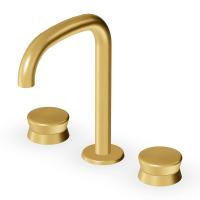 Смеситель для раковины Zucchetti Sablier 
 ZSL5342.XP41 цвет-gold brushed PVD