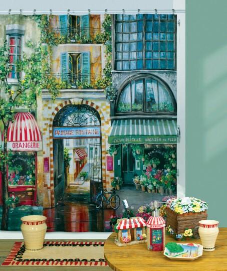 Штора для ванной Creative Bath Rue di Rivoli S1205MULT