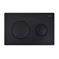 Кнопка смыва для инсталляции AZARIO AZ-8200-0013 для унитаза, пластик, цвет матовый черный