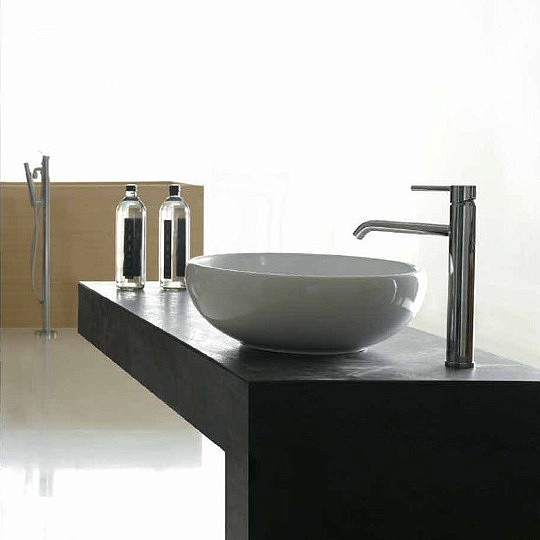 раковина накладная 42 см galassia ergo 7105