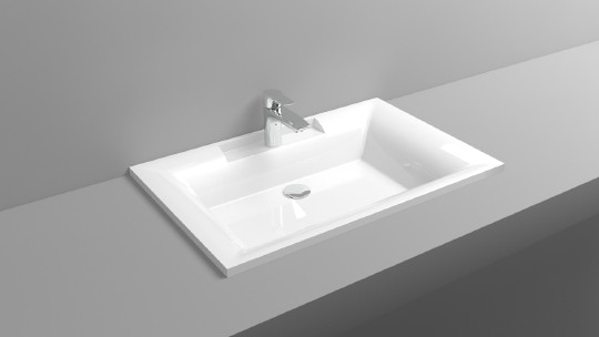 раковина встраиваемая сверху цвет и стиль милка 75