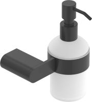 Дозатор для жидкого мыла Cezares Stylus STYLUS-SOIS-V-NOP 200 мл, настенный, черный матовый