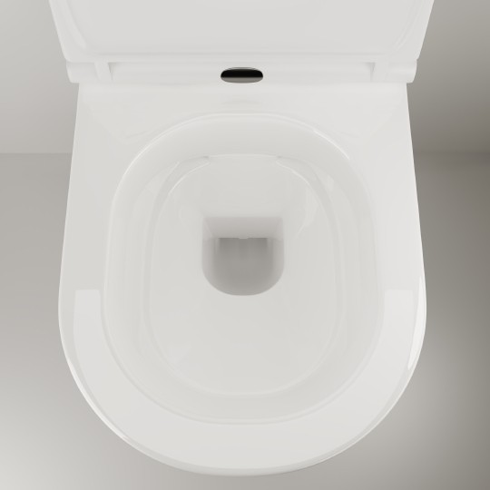 унитаз ceramicanova trend rimless 111010 s подвесной, с сиденьем микролифт, белая