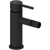 Смеситель Damixa Scandinavian Pure 360240300 для биде, с донным клапаном, черный матовый