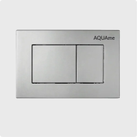 Кнопка смыва AQUAme AQM4102S для инсталляции, сатин
