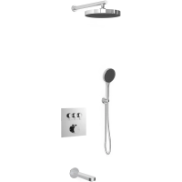 Душевой комплект Vincea Inspire VSFW-431I2CH 300 мм, со смесителем, хром