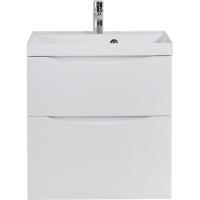 Тумба под раковину BelBagno Marino 60 MARINO-H60-600-2C-SO-BL-P подвесная Bianco Lucido