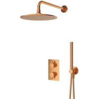 Душевая система Cezares Leaf LEAF-DSIP-T-25-SS с термостатом Sunset