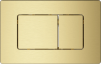 Клавиша для инсталляции Grossman Classic 700.K31.04.32M.32M для унитаза, нержавеющая сталь, золото сатиновое