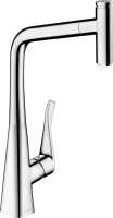 Смеситель для кухни Hansgrohe Metris Select M71 73807000, хром