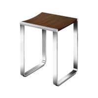 Табурет для ванной комнаты Keuco Elegance 11682 010068 хром \ шпон грецкого ореха