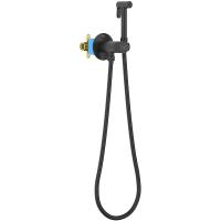 Гигиенический душ со смесителем Aquatek Бетта AQ1023MB Черный матовый