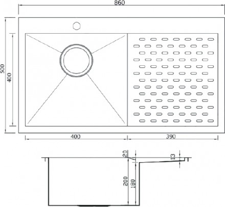 кухонная мойка seaman eco marino smv-z-860pr