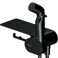 Гигиенический душ со смесителем AM.PM Like F0202622 черный матовый
