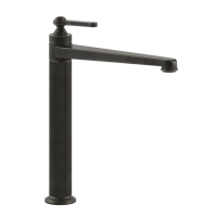 Смеситель Gessi Venti20 65003#187 для раковины, на 1 отв., высокий, с донным клапаном, цвет Aged Bronze