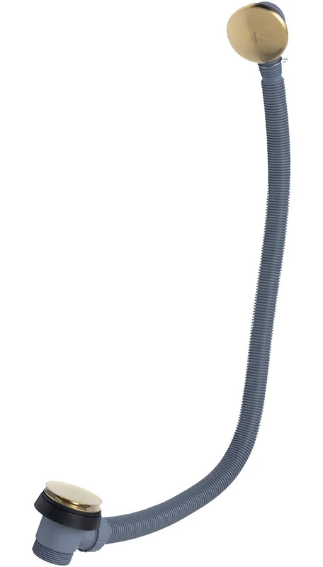 Слив-перелив для ванны Allen Brau Priority 5.31027-GB 70 мм, клик-клак, брашированное золото, без гидрозатвора