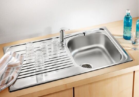 кухонная мойка blanco tipo 45 s 513442 compact сталь полированная