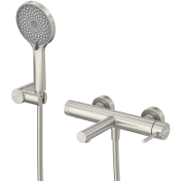 Смеситель для ванны Cezares Relax RELAX-VD-IN с душевым гарнитуром, сатин Смеситель для ванны Cezares Relax RELAX-VD-IN с душевым гарнитуром, сатин