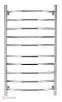 Полотенцесушитель электрический 870x532 ТЭН правый Secado Милан 4 4603759409139