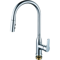 Смеситель для кухни Rush Tenerife TE2835-24 с выдвижным изливом, хром