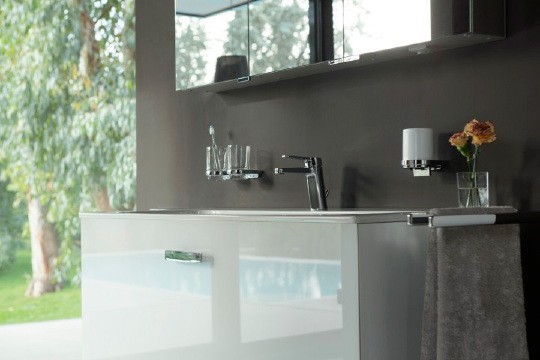 Полотенцедержатель двойной Keuco Collection Moll 12718 010000, неповоротный, вылет 450 мм.