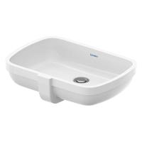 Раковина Duravit Qatego 0398480028 встраиваемая снизу, 48х37х15 см, без отв под смеситель, белая