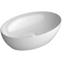 Раковина GSI Pura 884211 накладная, 60x42 см, Bianco lucido (Белый глянец)