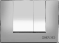 Клавиша для инсталляции Berges Novum S3 040043 для унитаза, АБС-пластик, хром