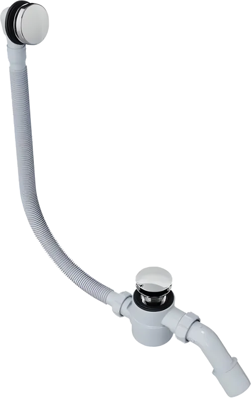 Слив-перелив для ванны Excellent Moli ARIN.3210CR 52 мм, клик-клак, хром, с сифоном